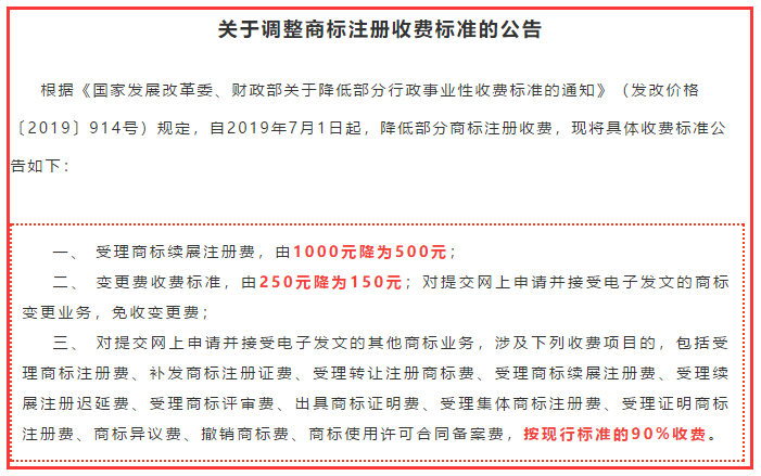 注冊商標(biāo)成本更低了，你知道嗎？